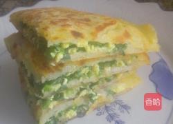 韭菜鸡蛋饼的做法图解5