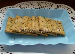 葱香苏打饼干。
