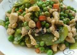 鸡丁炒豌豆