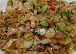 肉沫炒黄瓜干