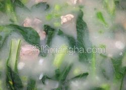 菜心排骨粥
