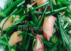 墨鱼仔韭菜苔