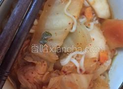 泡菜煮面条
