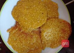 南瓜芝麻餅的做法图解3