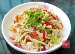 松子双椒鸡丝的做法图解7