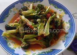 番茄炒西兰花