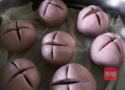 紫薯开口红枣包的做法图解9