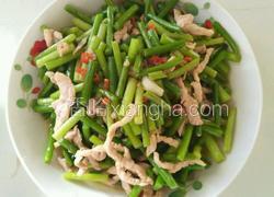 蒜苗炒豆腐