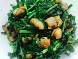 生蚝炒韭菜