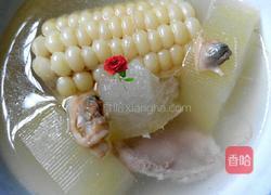 冬瓜玉米沙蚬瘦肉汤的做法图解6