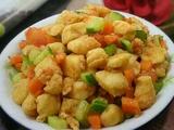 孜然时蔬炒馒头