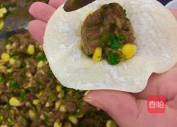 玉米香菜肉饺的做法图解7
