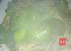 孔雀肉炒青椒的做法图解6