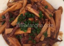 杏鲍菇炒土猪肉