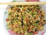 黄瓜火腿蛋炒饭