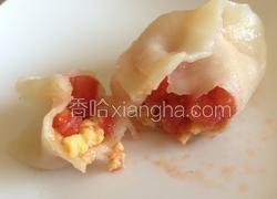 西红柿鸡蛋馅饺子