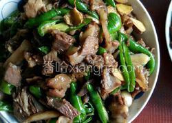 青椒炒猪头肉