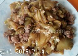 肉片炒茄子