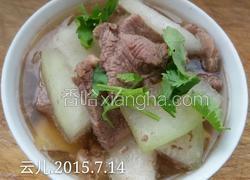 羊肉片氽冬瓜