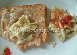鸡蛋煎香蕉吐司