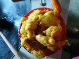 茄子土豆南瓜花饼