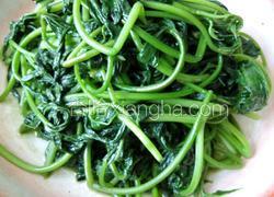 蒜蓉炒蕃薯苗