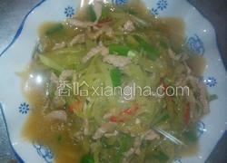 莴笋肉丝