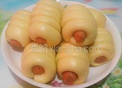 南瓜火腿肠花卷