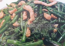 佛瓜苗炒肉丝