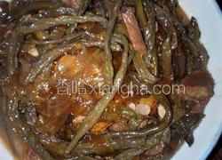 红烧肉炖干豆角