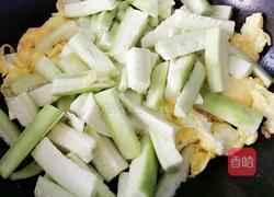 丝瓜炒鸡蛋的做法图解6