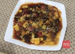 芝士蜜汁紫薯蕃茄加州果的做法图解7