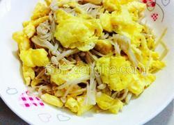 金针菇炒鸡蛋