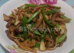 菜椒炒猪肚丝