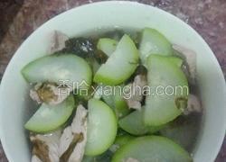 节瓜，瘦肉，紫菜汤