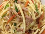 高笋肉丝