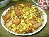 黄豆芽烧五花肉