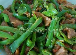 青椒炒肉丝