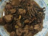 菜干炖肉圆