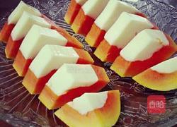 木瓜牛奶冻。的做法图解7