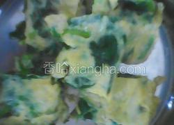 菠菜鸡蛋卷