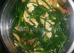 韭菜花炒鸡蛋