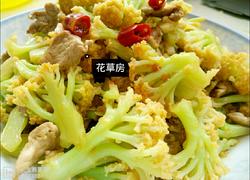 有机菜花炒肉