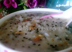 黑芝麻核桃粥
