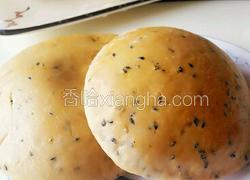 黑芝麻玫瑰酱烧饼