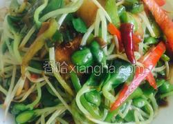 豆苗炒肉