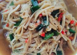 小炒金针菇