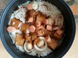 鱼豆腐鱿鱼圈闷饭