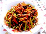 蒜苔版鱼香肉丝的做法[图]