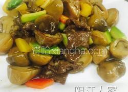 草菇炒牛肉